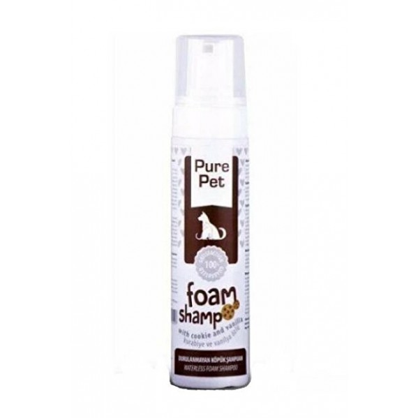 PURE PET ÇİKOLATA&VANİLYA ÖZLÜ KEDİ KÖPEK KÖPÜK ŞAMPUAN 225 ML